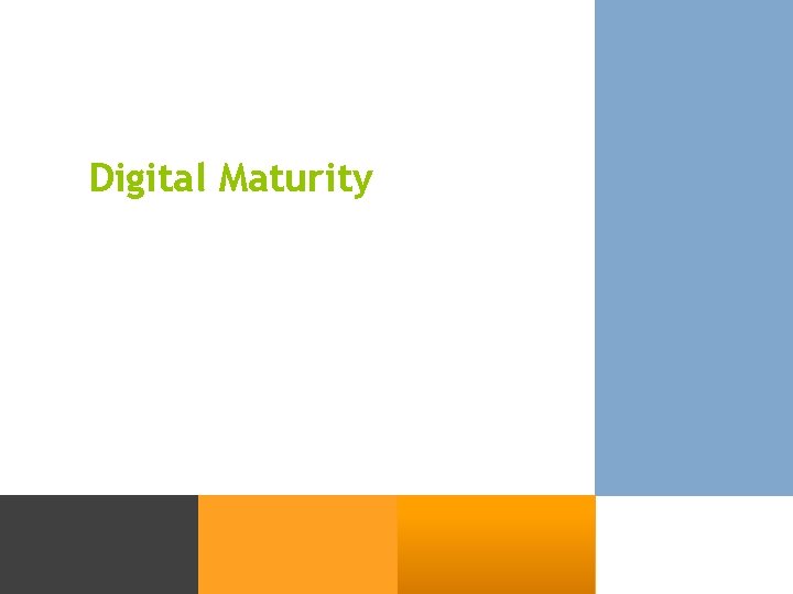 Digital Maturity 