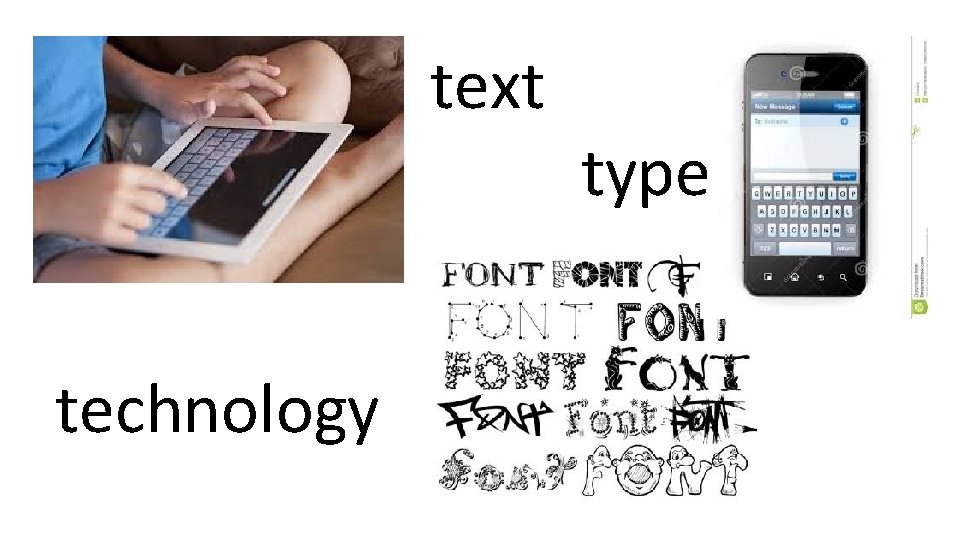 text technology type 