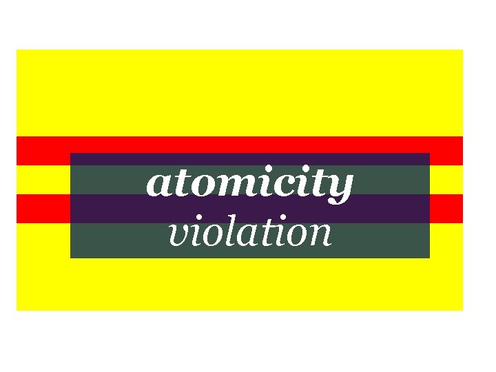 atomicity violation 