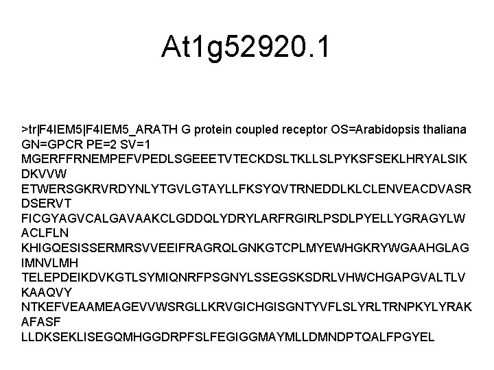 At 1 g 52920. 1 >tr|F 4 IEM 5_ARATH G protein coupled receptor OS=Arabidopsis
