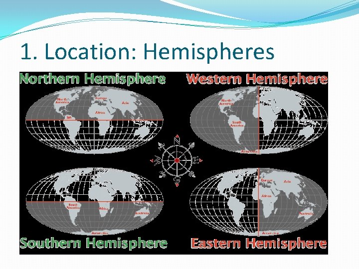 1. Location: Hemispheres 