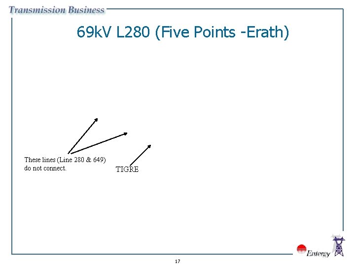 69 k. V L 280 (Five Points -Erath) These lines (Line 280 & 649)