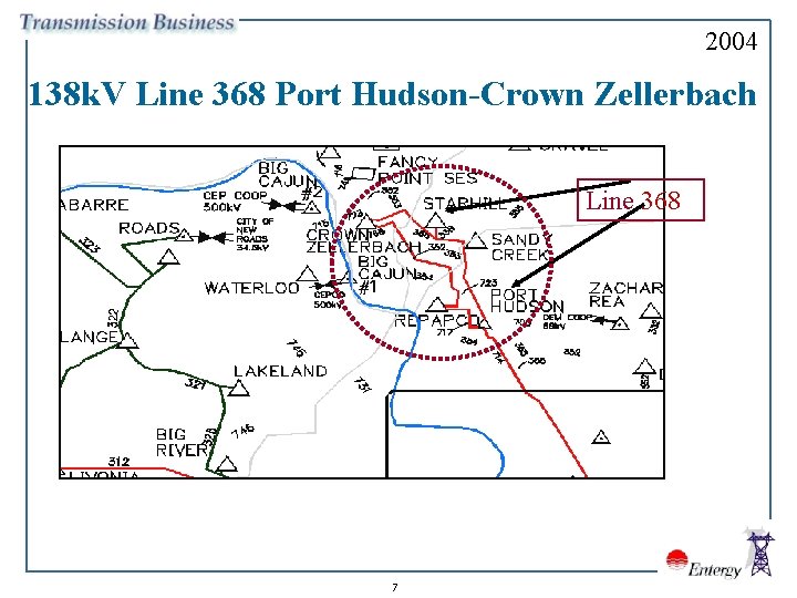 2004 138 k. V Line 368 Port Hudson-Crown Zellerbach Line 368 7 