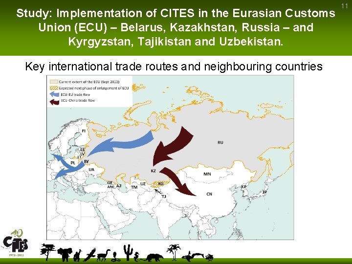 Study: Implementation of CITES in the Eurasian Customs Union (ECU) – Belarus, Kazakhstan, Russia