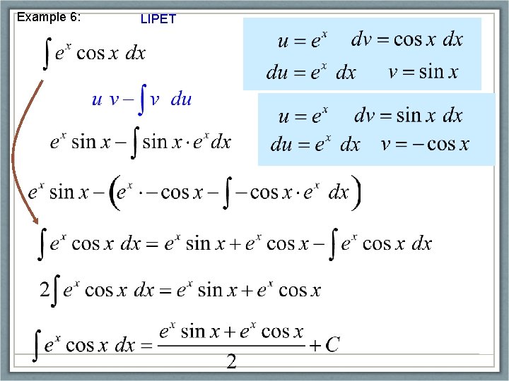 Example 6: LIPET 