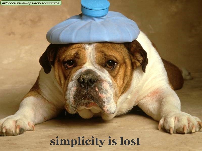 simplicity is lost 