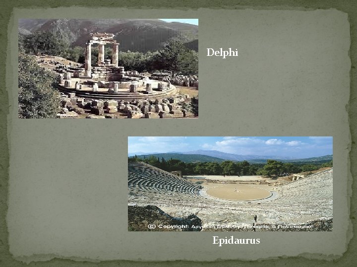 Delphi Epidaurus 
