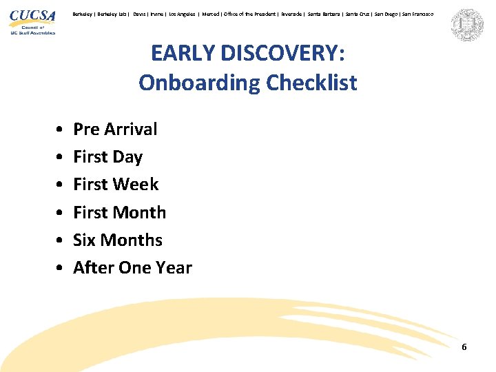 Berkeley | Berkeley Lab | Davis | Irvine | Los Angeles | Merced |
