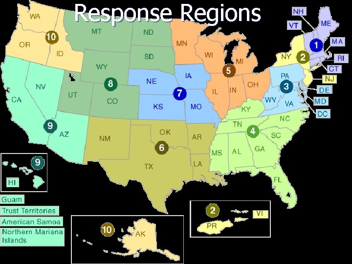 Response Regions United States Coast Guard 