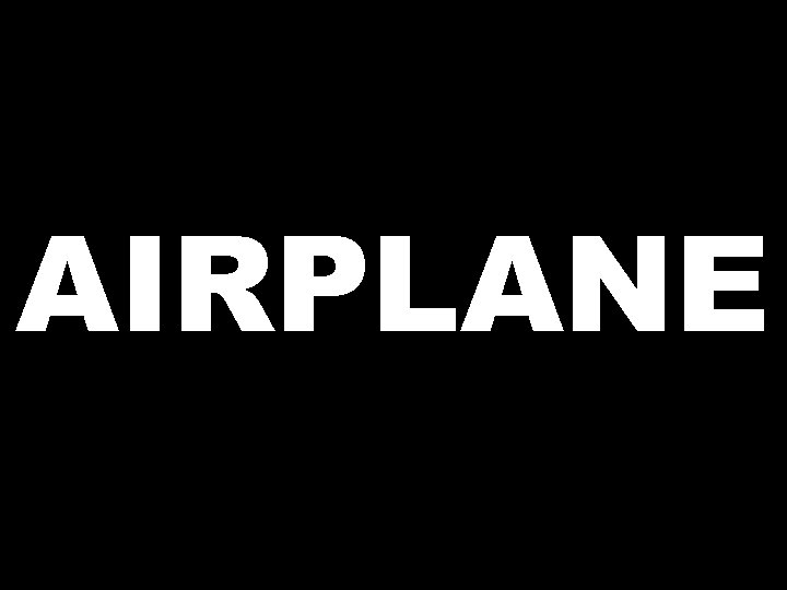 AIRPLANE 