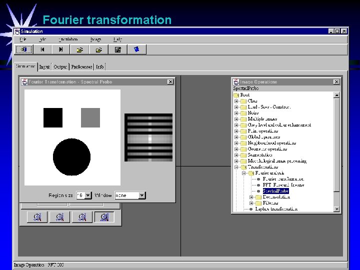 Fourier transformation 