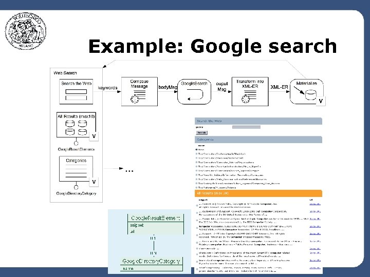 Example: Google search 