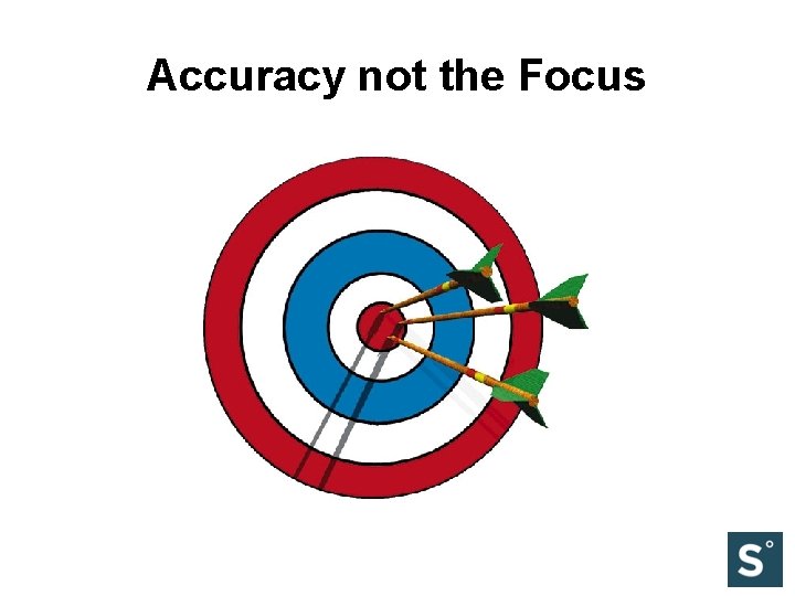 Accuracy not the Focus 