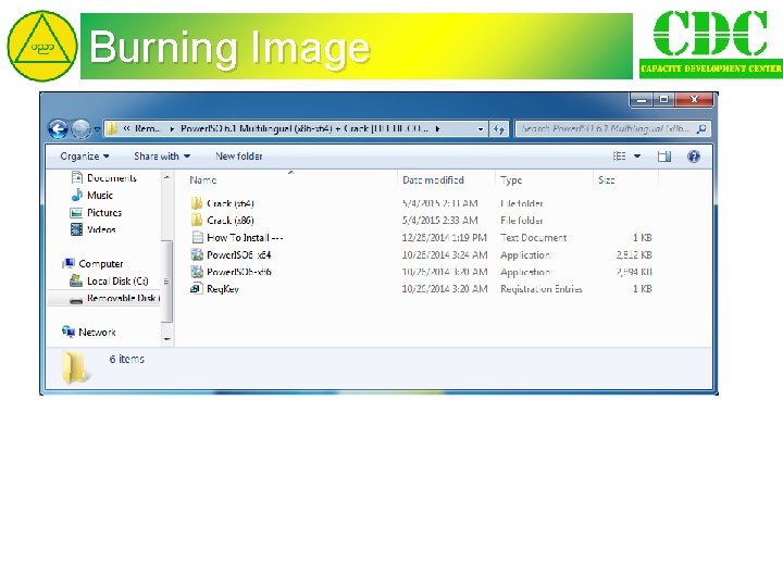 Burning Image 