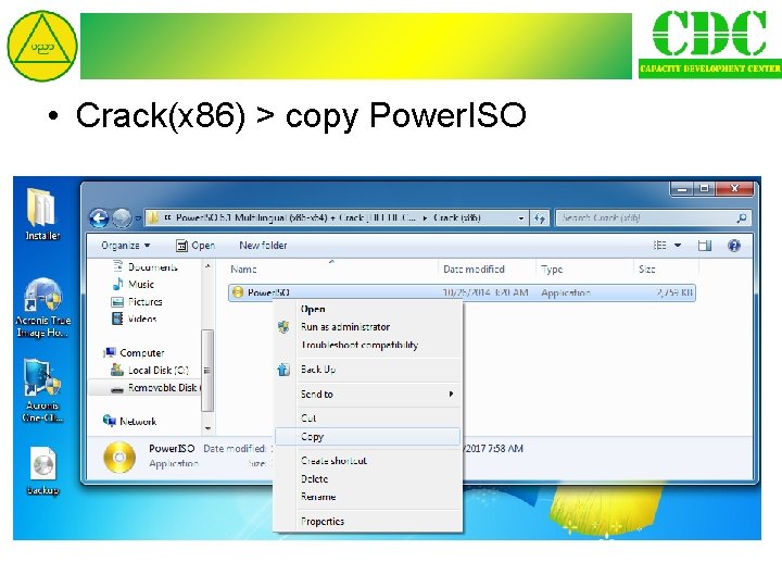 • Crack(x 86) > copy Power. ISO 