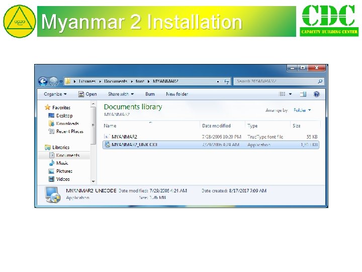 Myanmar 2 Installation 