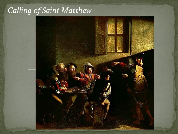 Calling of Saint Matthew 