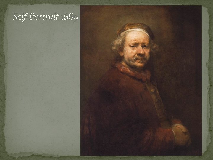 Self-Portrait 1669 