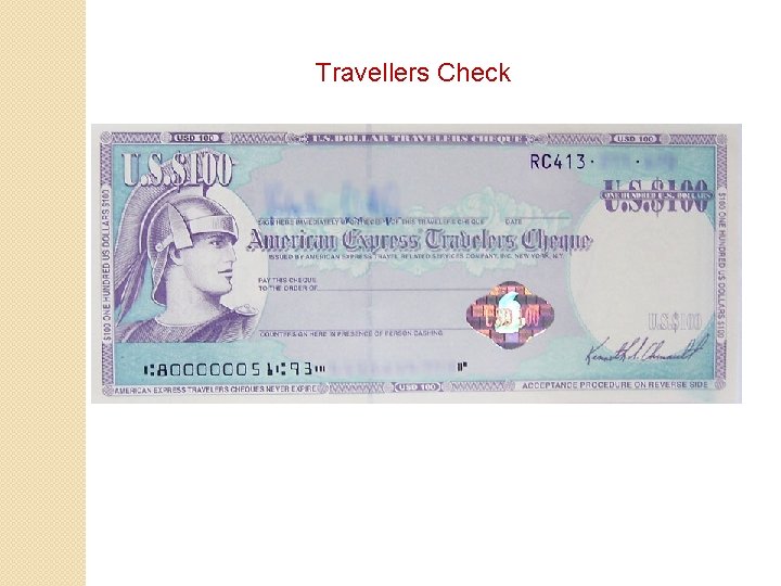 Travellers Check 
