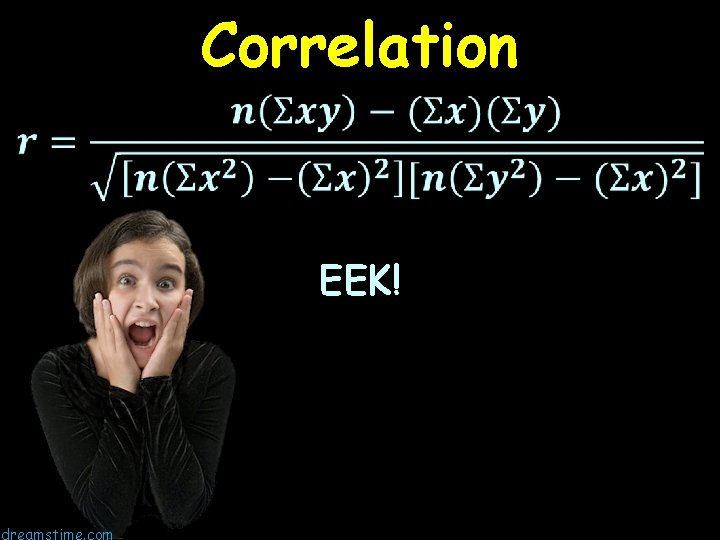 Correlation EEK! dreamstime. com 