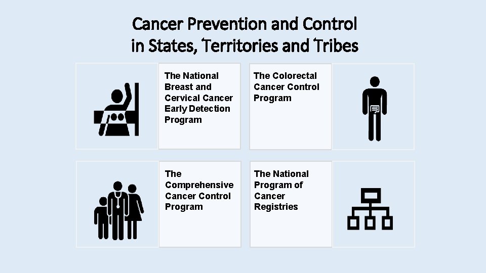 Cancer Prevention and Control in States, Territories and Tribes The National Breast and Cervical