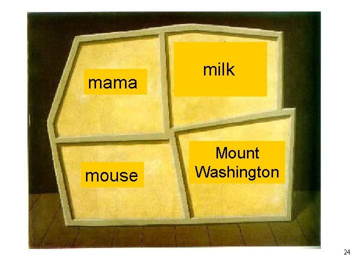 The Empty Mask (Magritte) milk mama mouse Mount Washington 24 