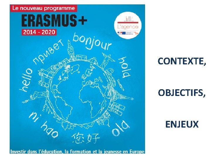CONTEXTE, OBJECTIFS, ENJEUX 