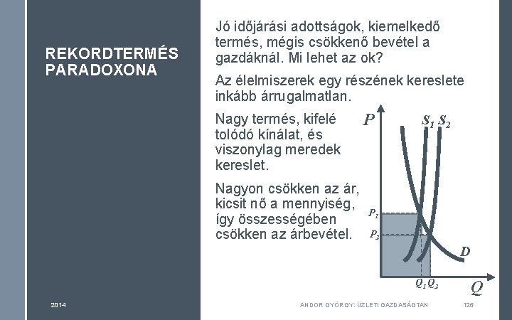 REKORDTERMÉS PARADOXONA Jó időjárási adottságok, kiemelkedő termés, mégis csökkenő bevétel a gazdáknál. Mi lehet