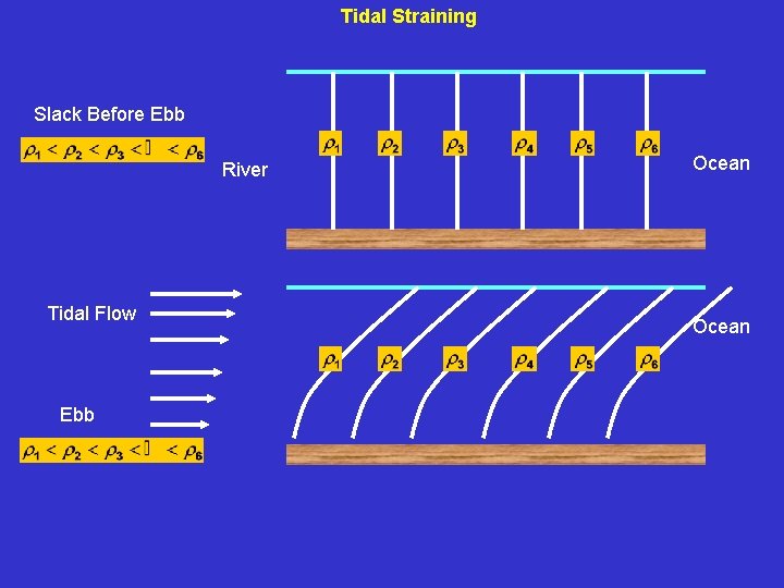 Tidal Straining Slack Before Ebb River Tidal Flow Ebb Ocean 