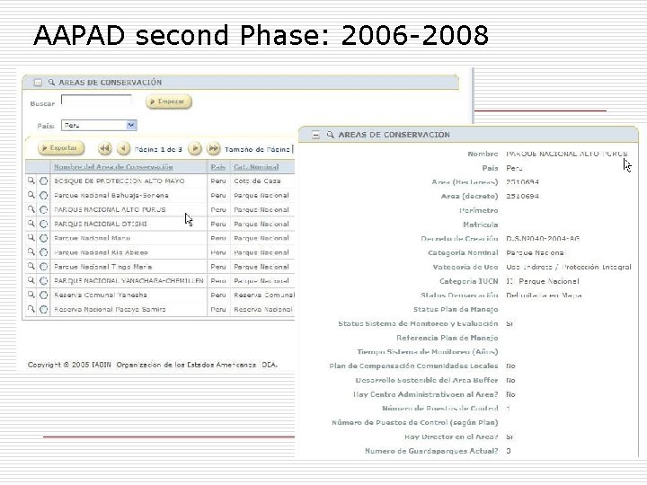 AAPAD second Phase: 2006 -2008 