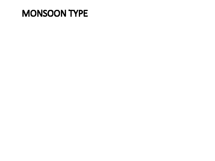 MONSOON TYPE 