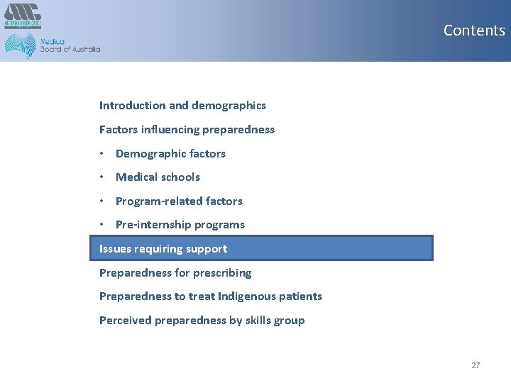 Contents Introduction and demographics Factors influencing preparedness • Demographic factors • Medical schools •