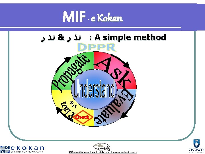 MIF e Kokan - ﺭ ﺗﺪ & ﺭ ﺗﺬ : A simple method 