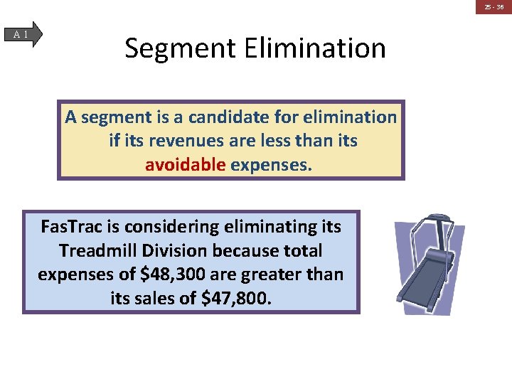 25 - 36 A 1 Segment Elimination A segment is a candidate for elimination