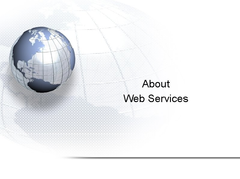 About Web Services 