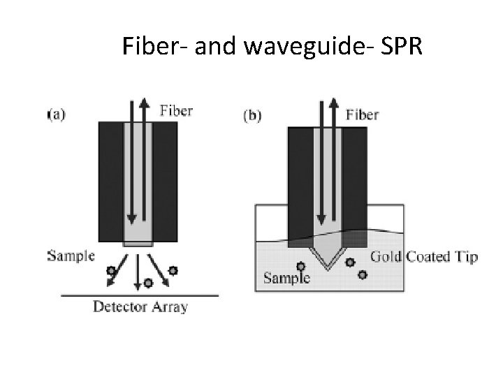 Fiber- and waveguide- SPR 