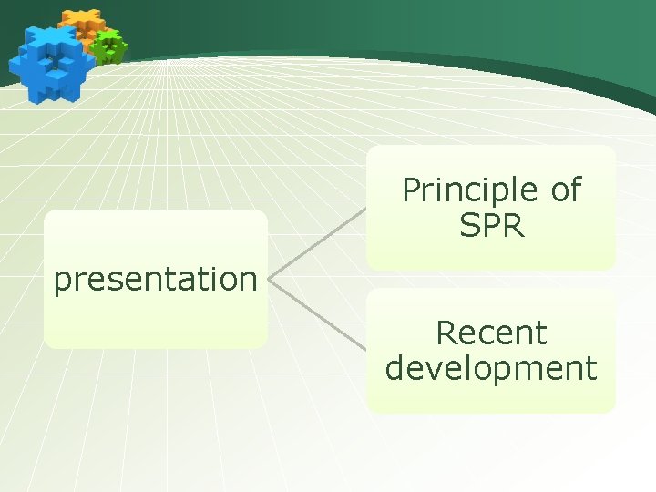 Principle of SPR presentation Recent development 