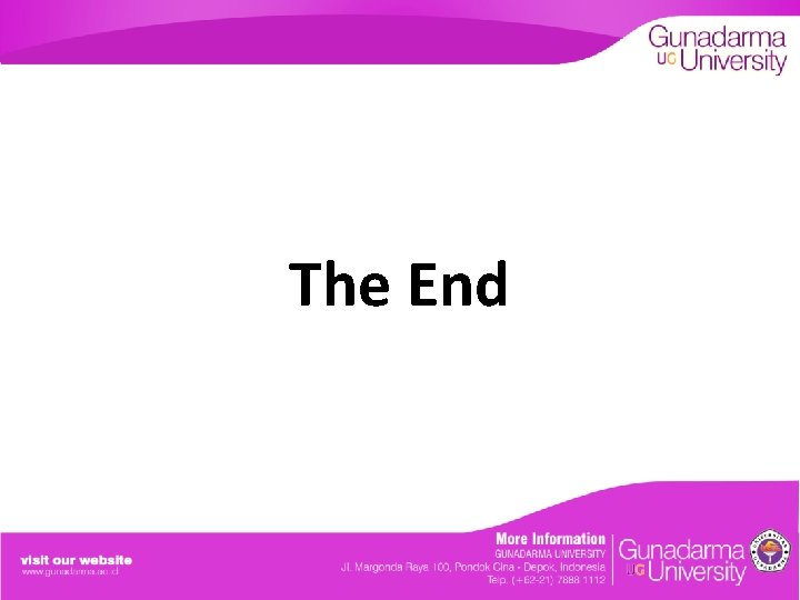 The End 
