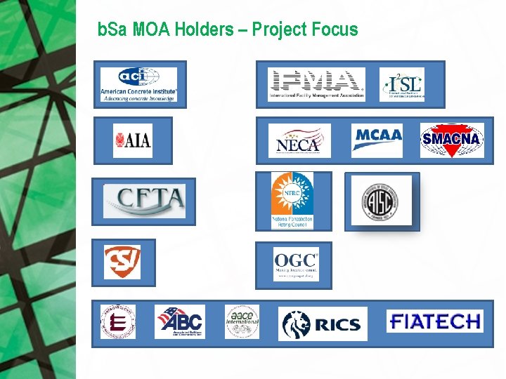 b. Sa MOA Holders – Project Focus 