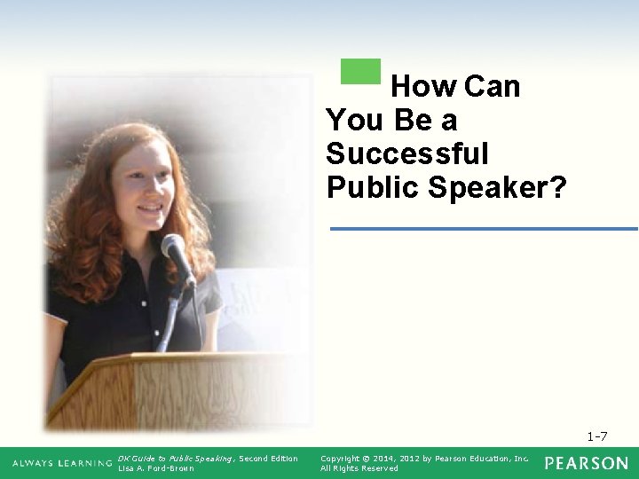 How Can You Be a Successful Public Speaker? 1 -7 DK Guide to Public