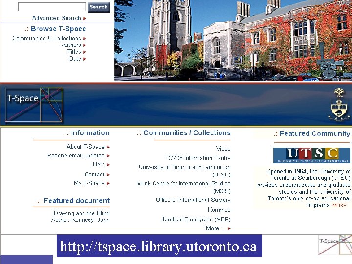 http: //tspace. library. utoronto. ca 