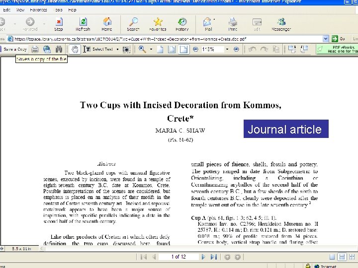 Journal article 