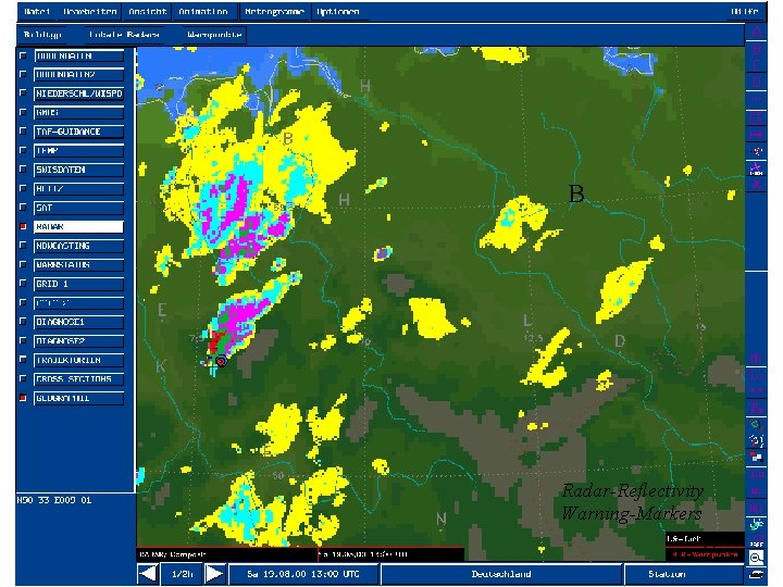 B Radar-Reflectivity Warning-Markers 17 