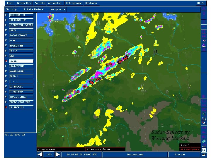 B Radar-Reflectivity Warning-Markers 21 