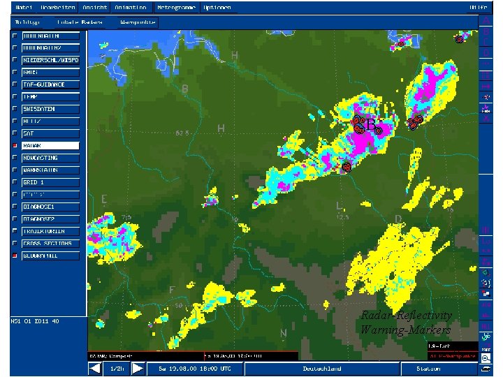 B Radar-Reflectivity Warning-Markers 27 