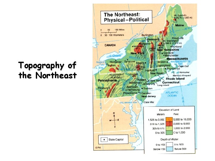 Topography of the Northeast 