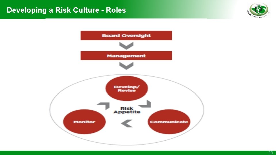 Developing a Risk Culture - Roles 20 