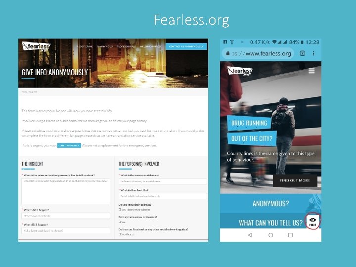 Fearless. org 