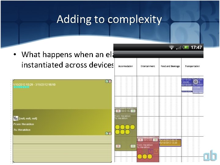 Adding to complexity • What happens when an elastic button is to be instantiated