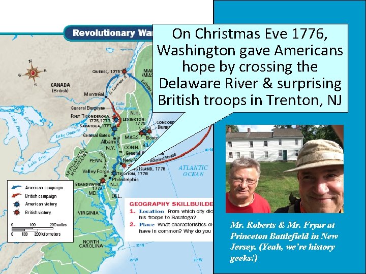 On Christmas Eve 1776, Washington gave Americans hope by crossing the Delaware River &